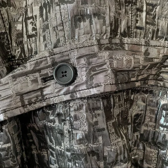 Ruby Rd Metallic Ruffle Collar Jacket - Picture 8 of 10